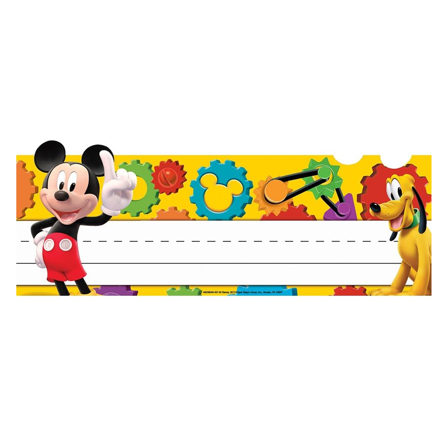 Eureka • Tented Name Plates "Mickey Mouse Clubhouse - Gears Tented"